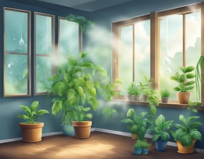 Luftfeuchte in Wohnräumen durch Zimmerpflanzen 1