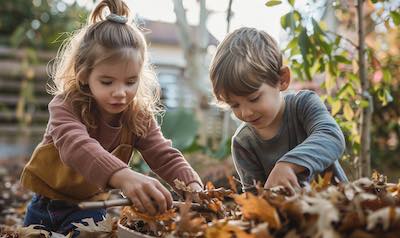kinder bei der gartenarbeit einbeziehen familie pflanzt gemuese