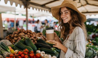 bewusster konsum nachhaltiger einkauf wochenmarkt
