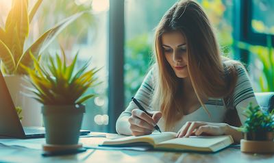 mit plänen das leben verändern zielsetzung am schreibtisch